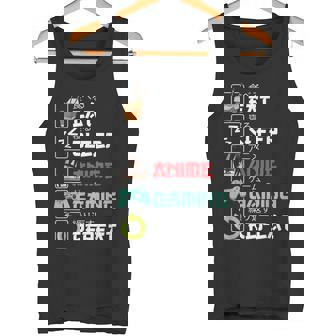 Eatleep Anime Gaming Repite El Manga De Anime Kawaii Otaku Camiseta sin mangas - Regaloses