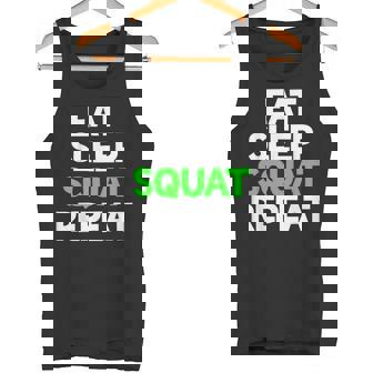 Eatleepquat Repeat モチベーショントレーニング タンクトップ - Kawaiitshirt