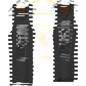 Ecce Homo Cecilia ユーモア クール アンダージャケット グラフィック Jesus タンクトップ - Kawaiitshirt