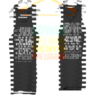 Edwin The Man The Myth The Legend シャツ ファーストネーム Edwin タンクトップ - Kawaiitshirt