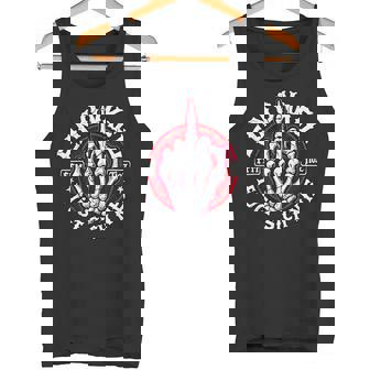 Ein Onkel Fügtich Nie Rockertatement Tank Top - Seseable