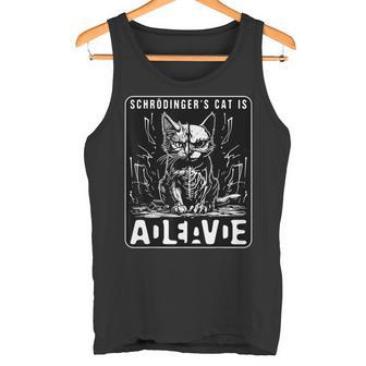 El Gato Dechrodinger Muerto Yivo Mecánica Cuántica Física Camiseta sin mangas - Regaloses