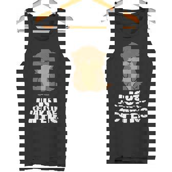 Es Que Me Gustan Mucho Las Nutrias La Nutria Linda Camiseta sin mangas - Regaloses