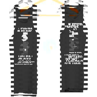 Estoy Jubilado Amante De Los Gatos Divertido Amante Del Café Jubilación Camiseta sin mangas - Regaloses