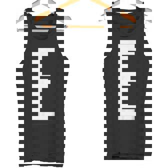 E字アルファベット モノグラム イニシャル タンクトップ - Kawaiitshirt