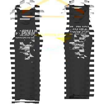 F-4 ファントム アクション中 海軍航空 最高 タンクトップ - Kawaiitshirt