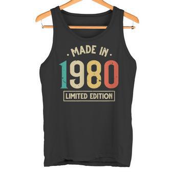 Fabricado En 1980 Edición Limitada -Intage Edición 1980 Camiseta sin mangas - Regaloses
