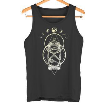 Fases De La Luna Camisa Estilo Tatuaje Reloj De Arena In Mangas Camiseta sin mangas - Regaloses