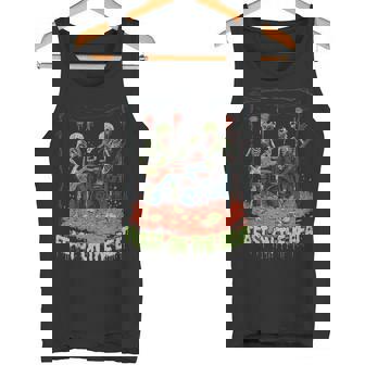 Feast On The Beat ゾンビバンド ハロウィン ロックンロール タンクトップ - Kawaiitshirt