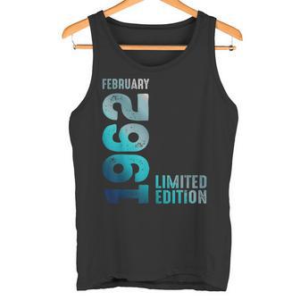 Febrero 1962 Edición Limitada 1962 Cumpleaños 1962 Camiseta sin mangas - Regaloses