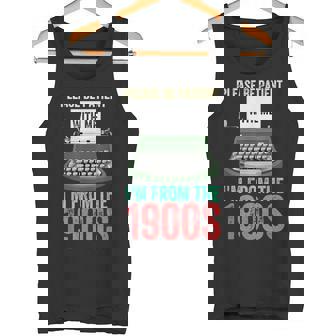 Fête Des Pères Amusantieil Homme Papy Années 1900 Débardeur e - Cadeauxyz