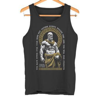 Filosofía Estoica Encontrar Fuerza Marco Aurelio Estoicismo In Mangas Camiseta sin mangas - Regaloses