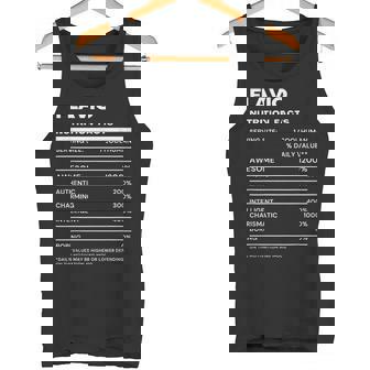 Flavio 栄養成分表示 タンクトップ - Kawaiitshirt