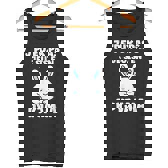 Flemme Humour Petit Lapin Je Peux Pas Jeuis En Pyjama Débardeur e - Cadeauxyz