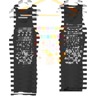 Fun Dia De Los Muertos メキシコシュガースカル タンクトップ - Kawaiitshirt