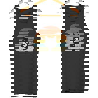 Funky Cat Retrotyle Cat Tank Top - Seseable