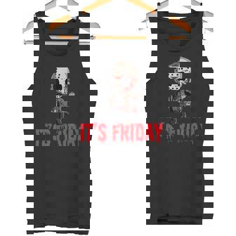 Friday 13Th ファニーハロウィンホラー タンクトップ - Kawaiitshirt