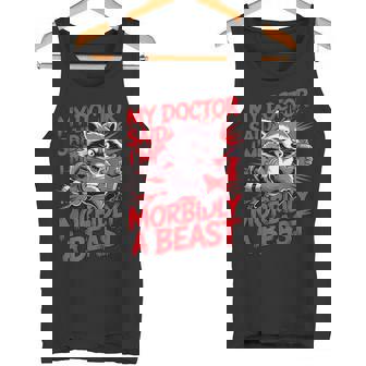 Gym Workout Racoon Muscle タンクトップ - Kawaiitshirt