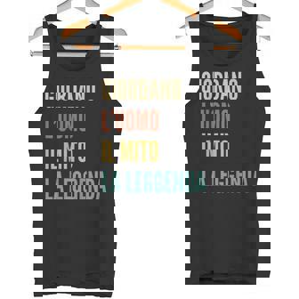 Italian First Name Giordano タンクトップ - Kawaiitshirt