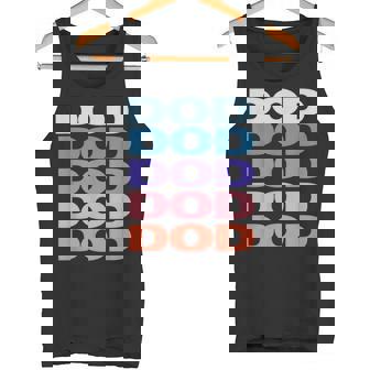 Modern Repeated Text Dod タンクトップ - Kawaiitshirt