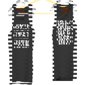 Painting Painter World's Okayest Painter タンクトップ - Kawaiitshirt