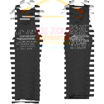 Profession Quote Disc Jockey タンクトップ - Kawaiitshirt