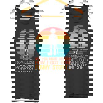 Recovery Broken Leg Get Well 衣装 怪我 足 足首 タンクトップ - Kawaiitshirt