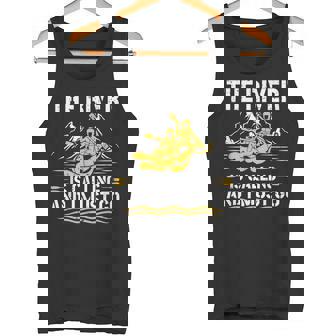 The River Is Calling Water Rafting 川 ラフティング タンクトップ - Kawaiitshirt