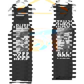 Tralalero Tralala イタリア Brainrot Gen Z タンクトップ - Kawaiitshirt