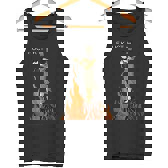 It Witch It Witch On Fire Tank Top - Seseable