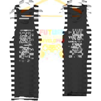 Futureideo Game Developer Gamer Coding Tech Geek タンクトップ - Kawaiitshirt