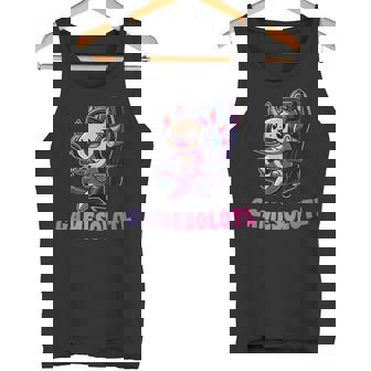 Gamesolotl Axolotl Word Game For Gamer Tank Top - Seseable