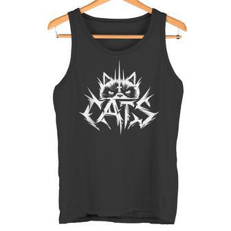 Gatos Heavy Metal Parodia In Mangas Camiseta sin mangas - Regaloses