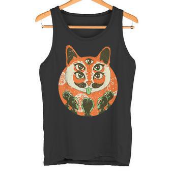 Gatos Y Extraterrestres Amantes De Los Gatos Camiseta sin mangas - Regaloses