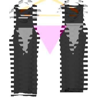 Gay Pride Upside Down Pink Triangle タンクトップ - Kawaiitshirt