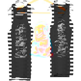 Golden Retriever Retro Gamerintage Gaming Amante De Los Perros Camiseta sin mangas - Regaloses