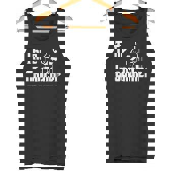 The Goodfather 父の日 ギフト グラフィック ホワイト タンクトップ - Kawaiitshirt