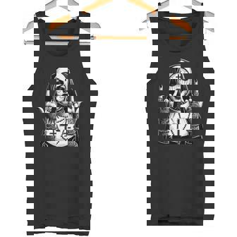 Gothic Aesthetic Hidden Profane Grunge Emo Punkatanic Nun Camiseta sin mangas - Regaloses