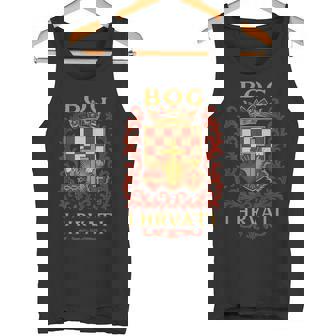 Gott Und Kroatien –Prüche Für Christliche Kroaten Tank Top - Geschenkecke
