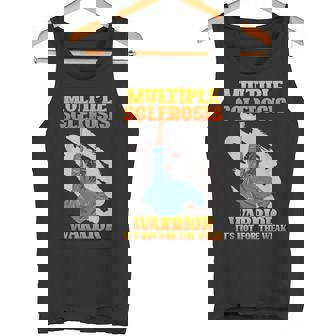 Gráfico De Conciencia Lindo Guerrero Esclerosis Múltiple Camiseta sin mangas - Regaloses