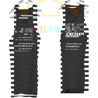 Gráfico Divertido Yarcástico Novedoso De Chaos Coordinator Camiseta sin mangas - Regaloses