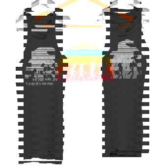 Guitar Retrointage Guitarist Evolution Musician Tank Top - Seseable