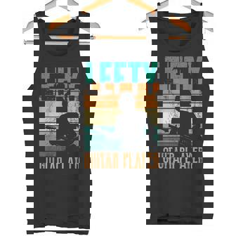 Guitarrista Zurdo Retro Guitarrista Zurdo Camiseta sin mangas - Regaloses