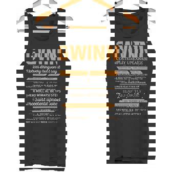 Gwinn Completely Unexplainable Notices Everything But Won’T Say It Name Tank Top | Seseable CA
