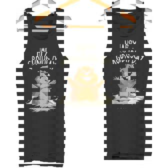 Happy Groundhog Day 2025 メンズ レディース キッズ タンクトップ - Kawaiitshirt
