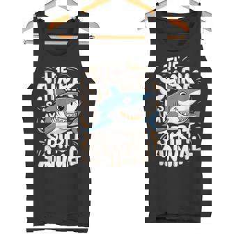 Thehark Is Mypirit アニマル 気まぐれなかわいいサメ タンクトップ - Kawaiitshirt
