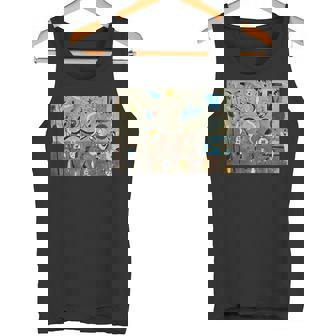 Harlequin's Carnival 有名な絵画 Miro作 タンクトップ - Kawaiitshirt