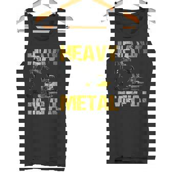 Heavy Equipment Operator Excavator Construction Backhoe タンクトップ - Kawaiitshirt