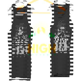 I Like To Get High Hikerenderismo Montaña Camiseta sin mangas - Regaloses