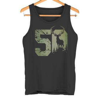 Hirschfigur Für Jäger 50Er Geburtstag Oder Jubiläum Tank Top - Geschenkecke
